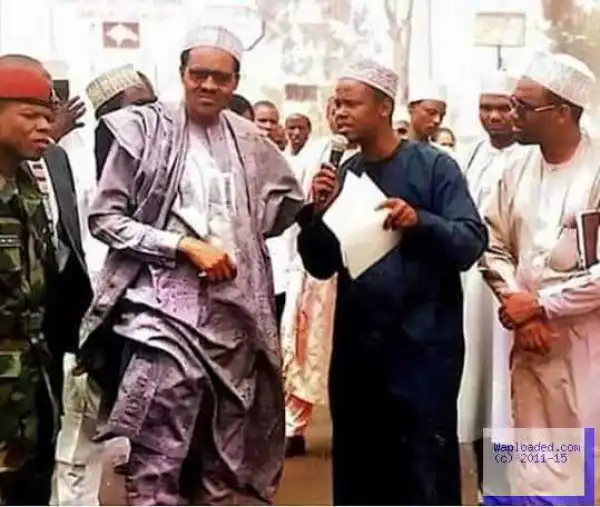 Photo of President Buhari and current Customs Boss Colonel Hamidu Ali in the early 1990s
